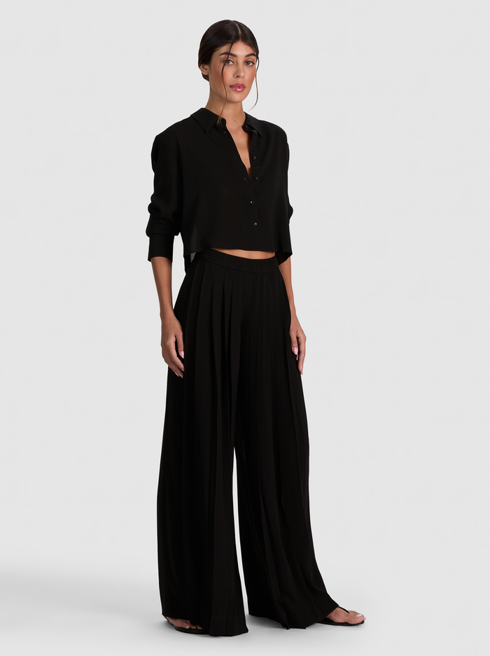 JENNA PLEATED PANT - BLACK image 4 - ALICE + OLIVIA