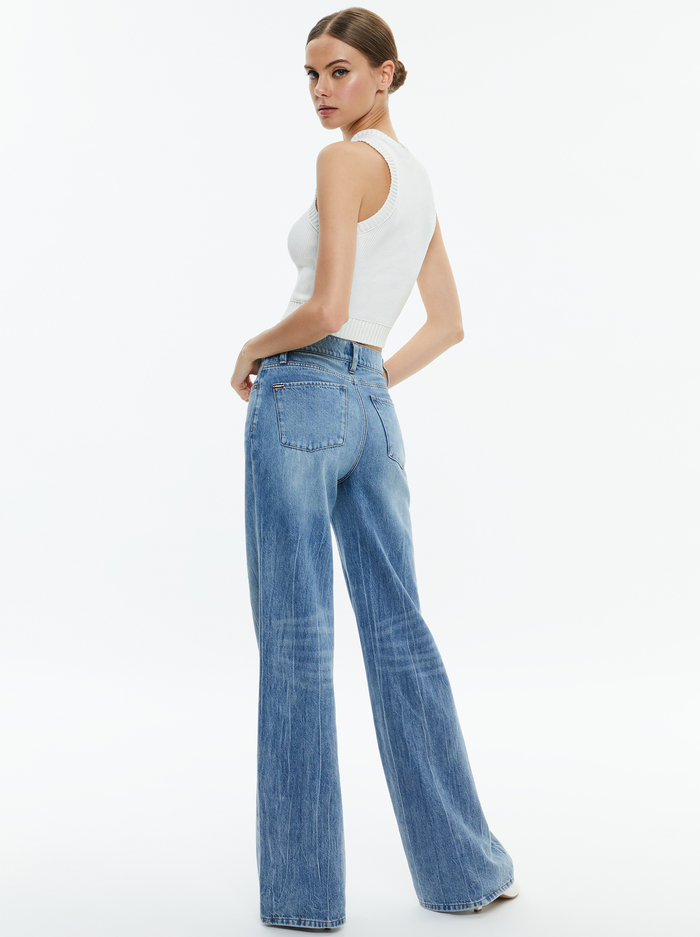 BIGSBY RIBBED TANK - SOFT WHITE image 2 - Alice And Olivia