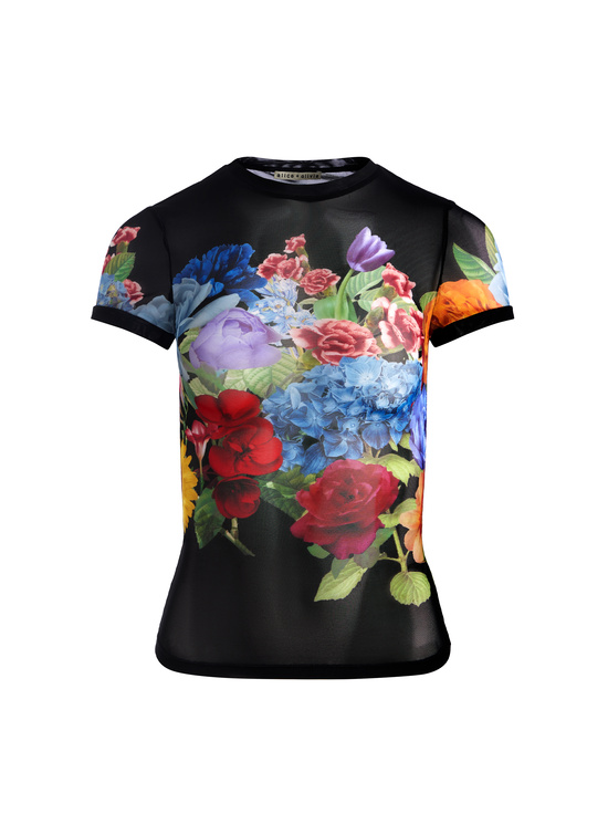 GARDEN BRUNCH BLACK-TESS TEE