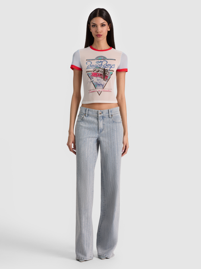 TESS TEE - SUMMER IN PARADISE image 2 - ALICE + OLIVIA