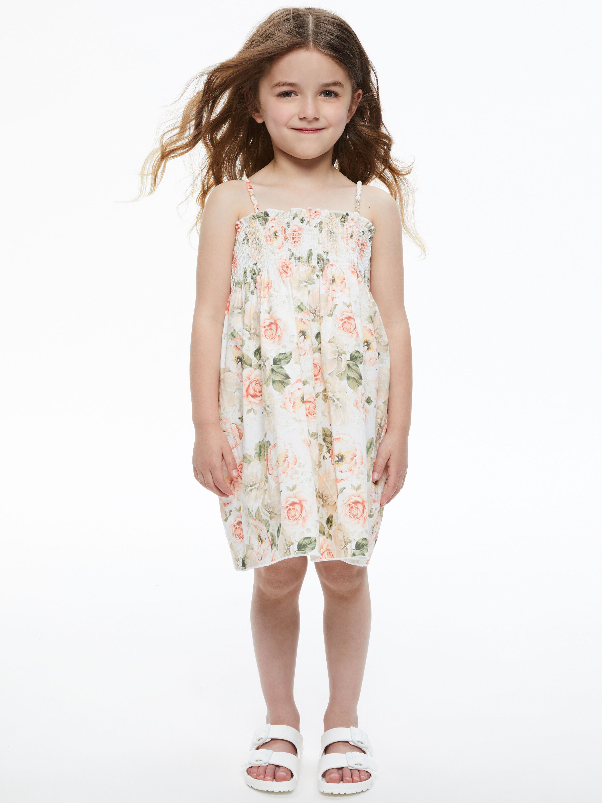 Sully Children's Smocked Babydoll Dress In Morningside