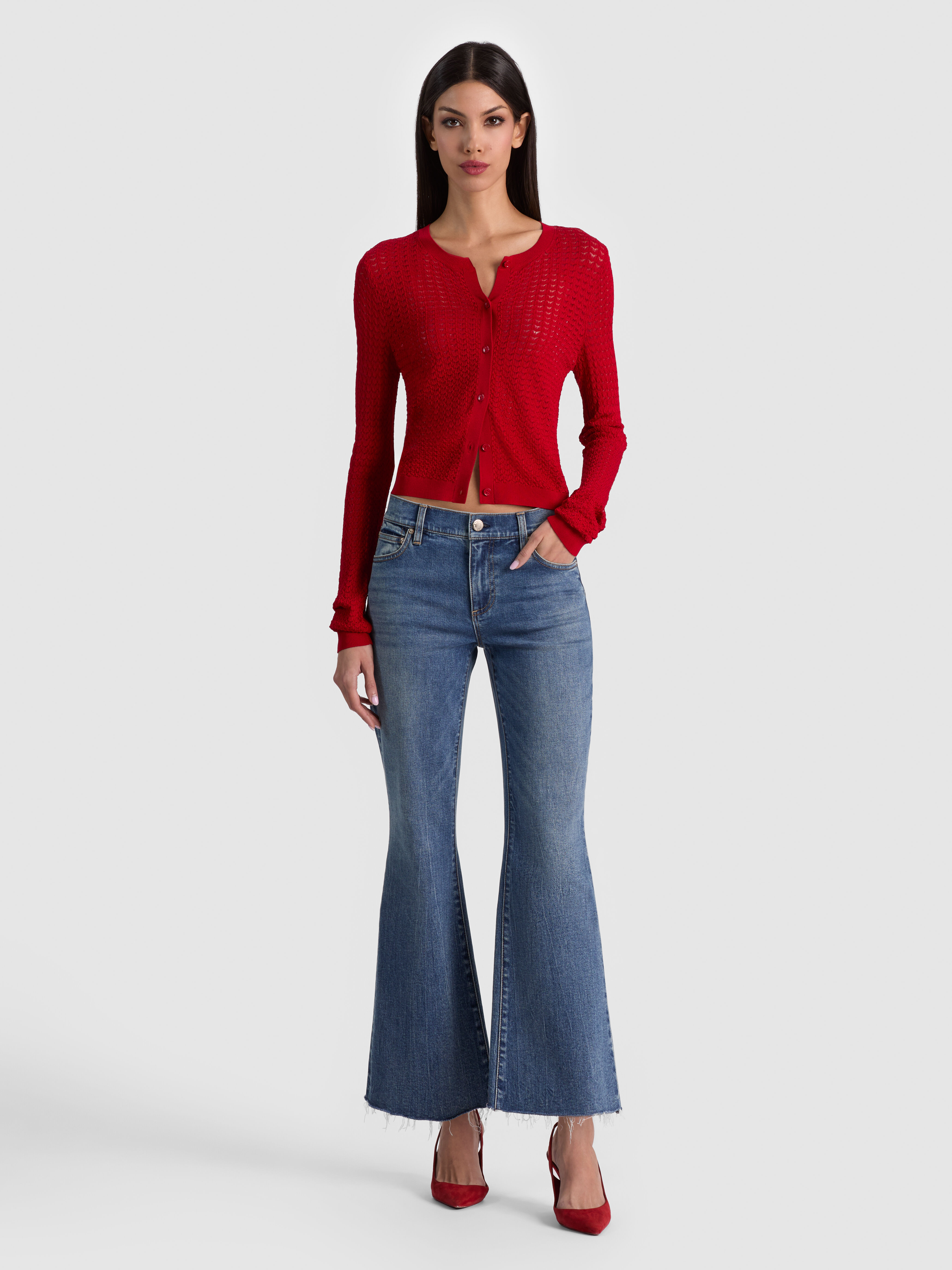 FIERCE JEAN in BROOKLYN BLUE | ALICE + OLIVIA