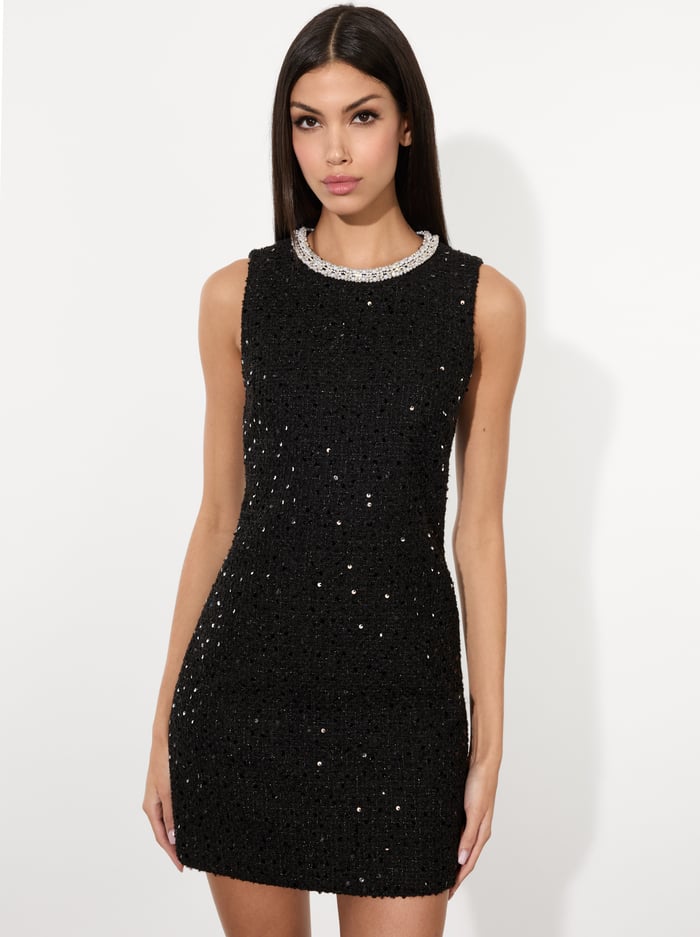 COLEY MINI DRESS - BLACK image 3 - Alice And Olivia