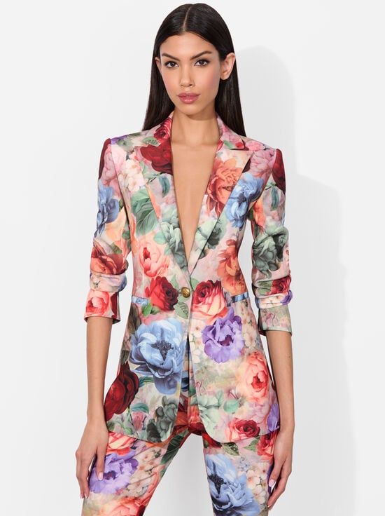 STORM FLORAL SM-BREANN PRINTED BLAZER