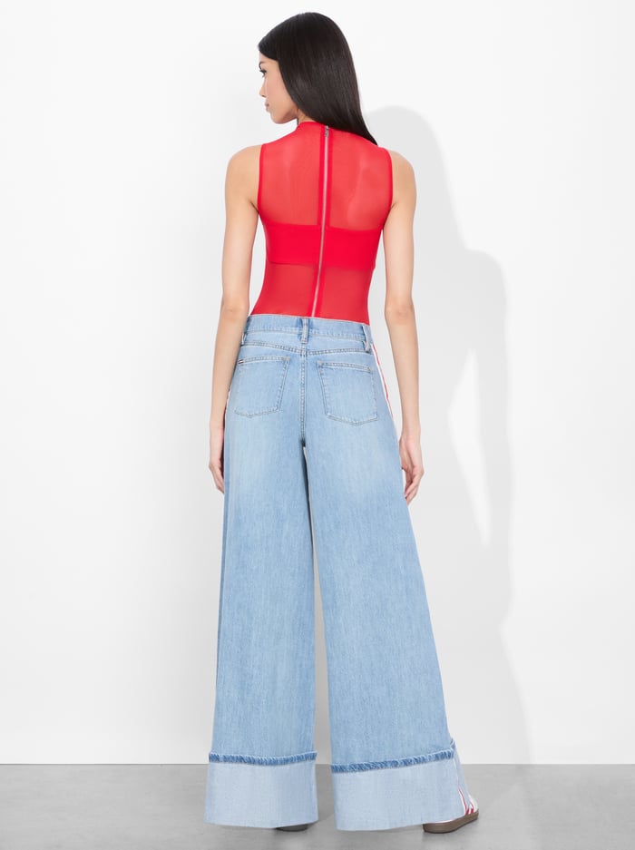 WALLIE CUFF JEAN - GEMMA LIGHT BLUE image 2 - Alice And Olivia