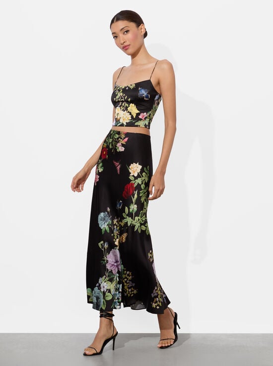 VENUS FLORAL-SAYLOR BUSTIER CAMI TOP