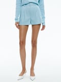 CONRY LINEN PLEATED SHORT - SPRING SKY