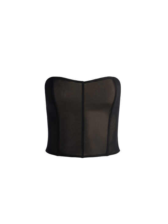 BLACK-AVELINE BUSTIER