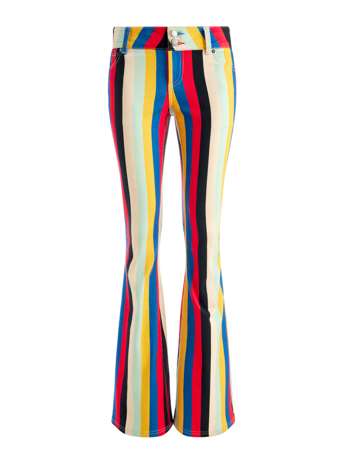 LOW RISE STACEY BELL - BOHEME STRIPE image 4 - Alice And Olivia