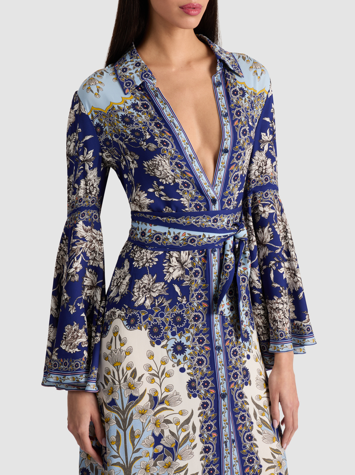 CHASSIDY BELL SLEEVE DRESS - FOREVERMORE image 2 - Alice And Olivia