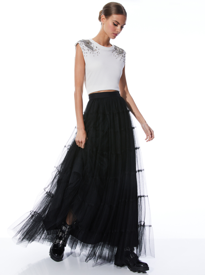 MICAH MUSCLE TANK - WHITE image 4 - Alice And Olivia