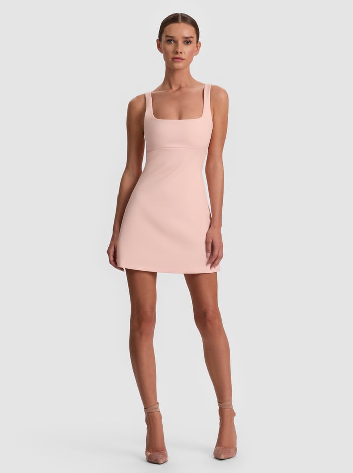 MIKAELA MINI DRESS - ENGLISH ROSE - ALICE + OLIVIA