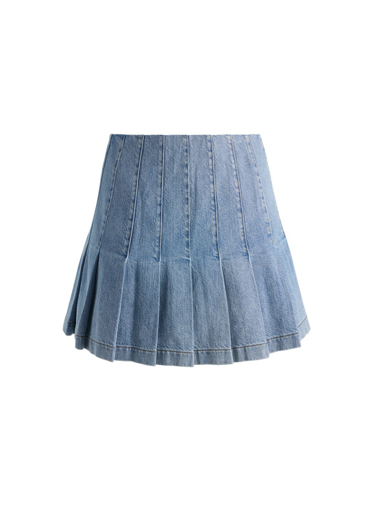 ROCKSTAR BLUE-CARTER DENIM SKIRT