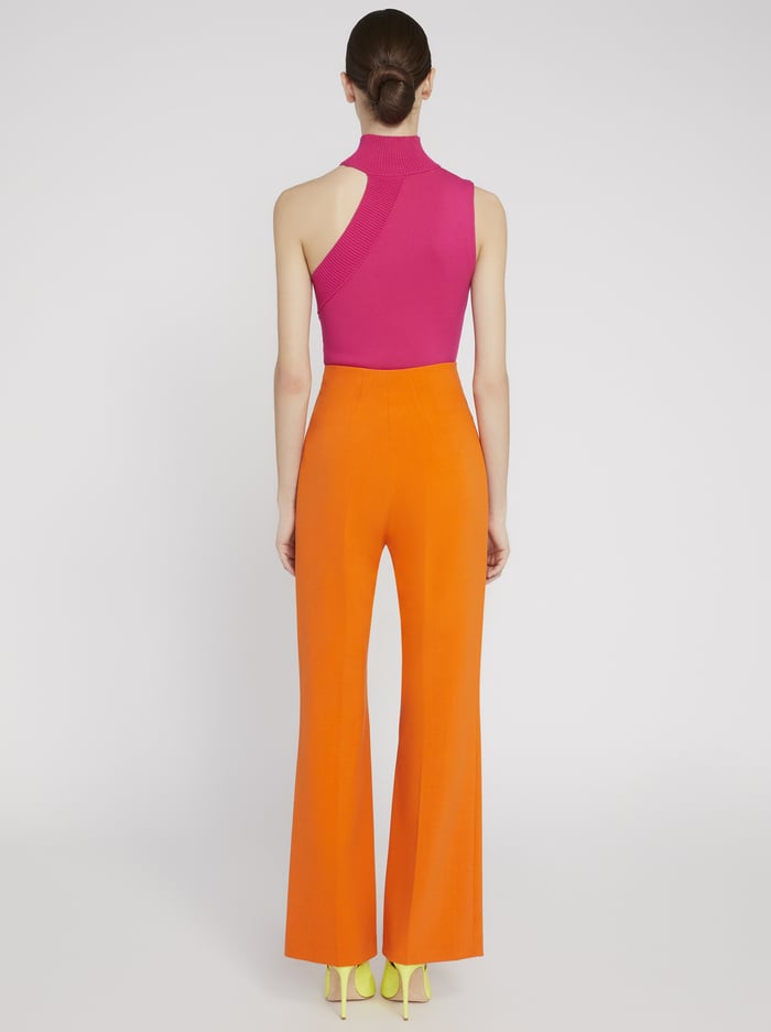KIKI CUT OUT TANK - WILD PINK image 5 - Alice And Olivia