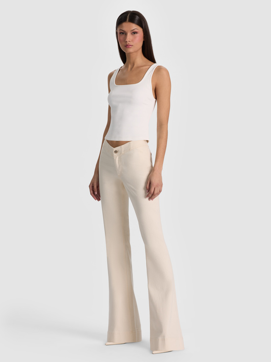 OFF WHITE-CHELSEA V-WAIST JEAN