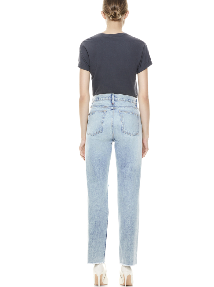 MILO KISS TEE - GREY/MULTI image 2 - Alice And Olivia