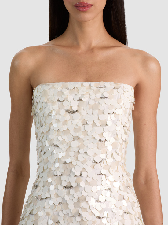 KATIA EMBROIDERED MINI GOWN