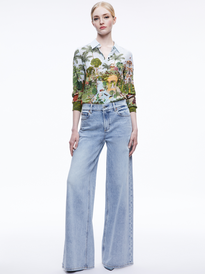 WILLA SILK BLOUSE - COUTURE PALACE image 2 - Alice And Olivia