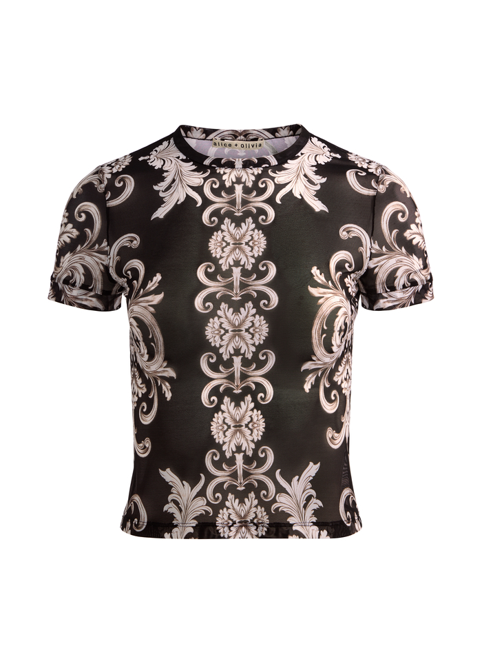 TESS MESH TEE - WINTER