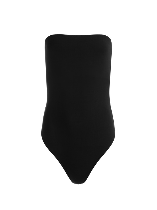 BLACK-NAOMI STRAPLESS BODYSUIT