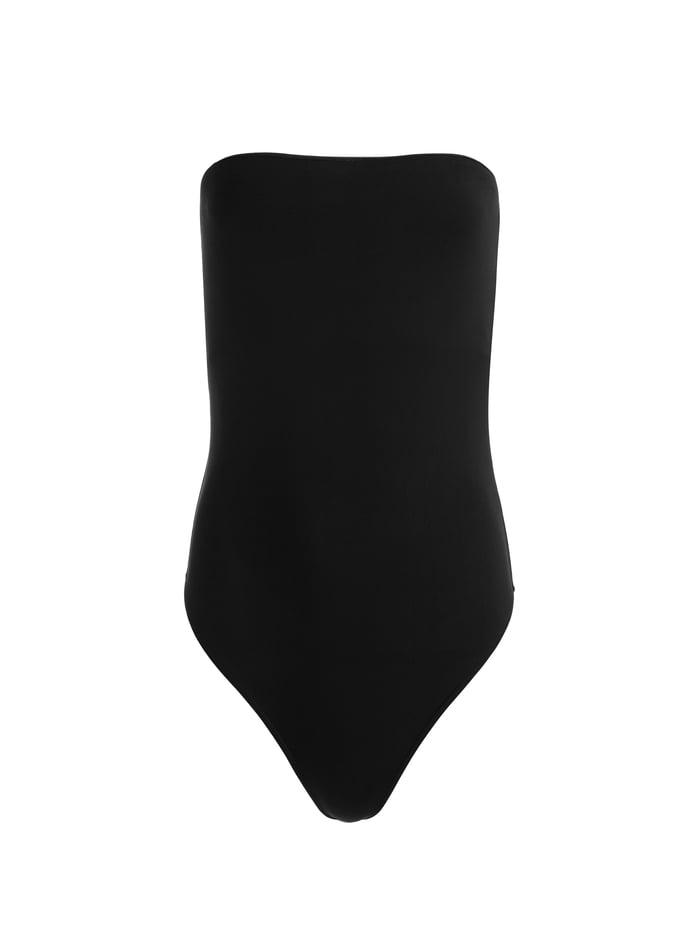 NAOMI STRAPLESS BODYSUIT - BLACK image 5 - Alice And Olivia
