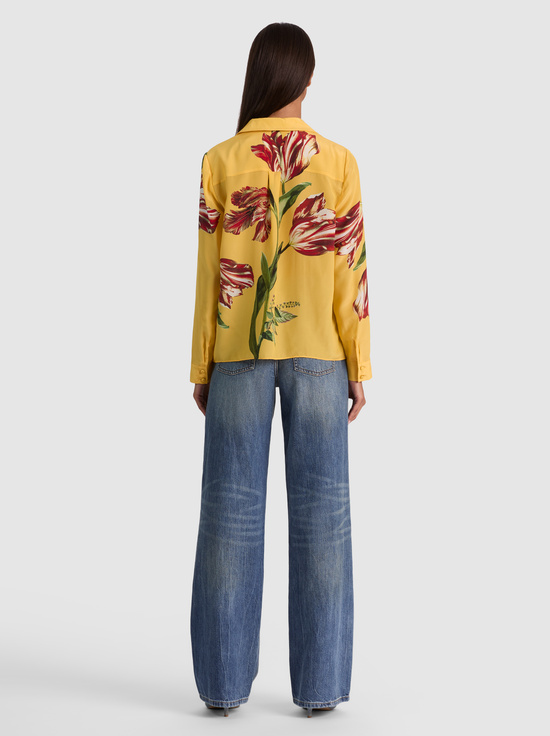 SOFT TULIP TUSCANY-ELOISE SILK BLOUSE