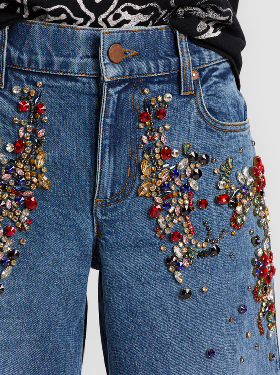 BROOKLYN BLUE-AMAZING EMBELLISHED JEAN