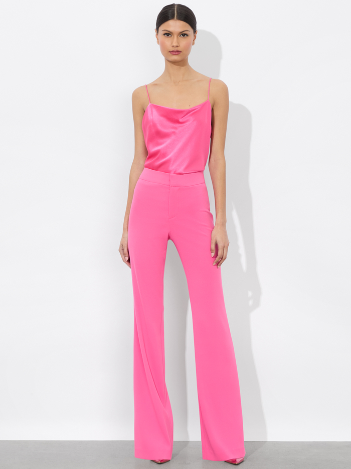 HARMON BODYSUIT - WILD PINK image 4 - Alice And Olivia