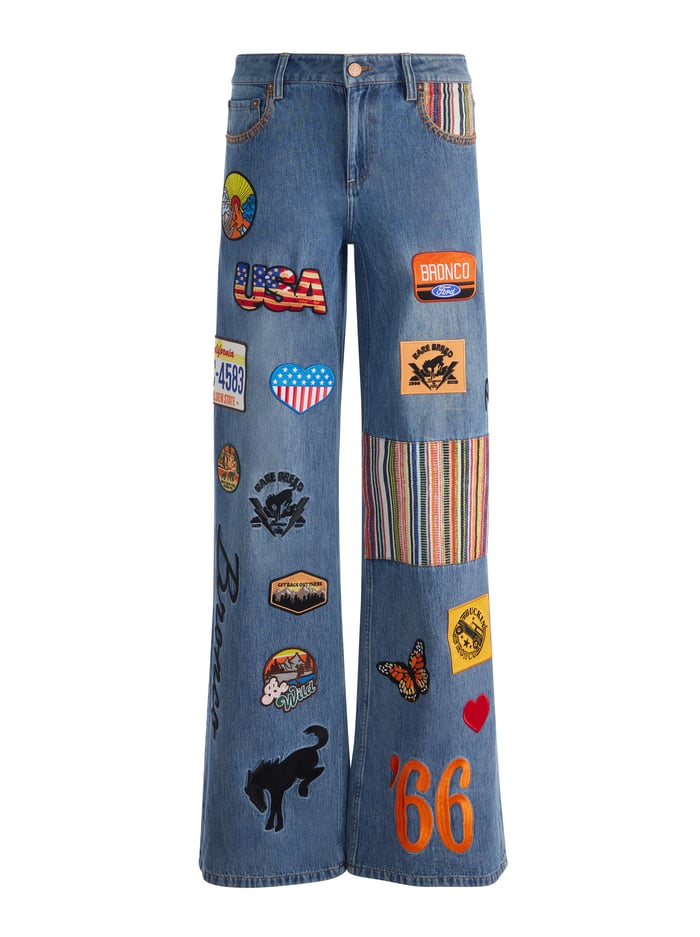 A+O X BRONCO TRISH JEAN - BROOKLYN BLUE image 6 - Alice And Olivia