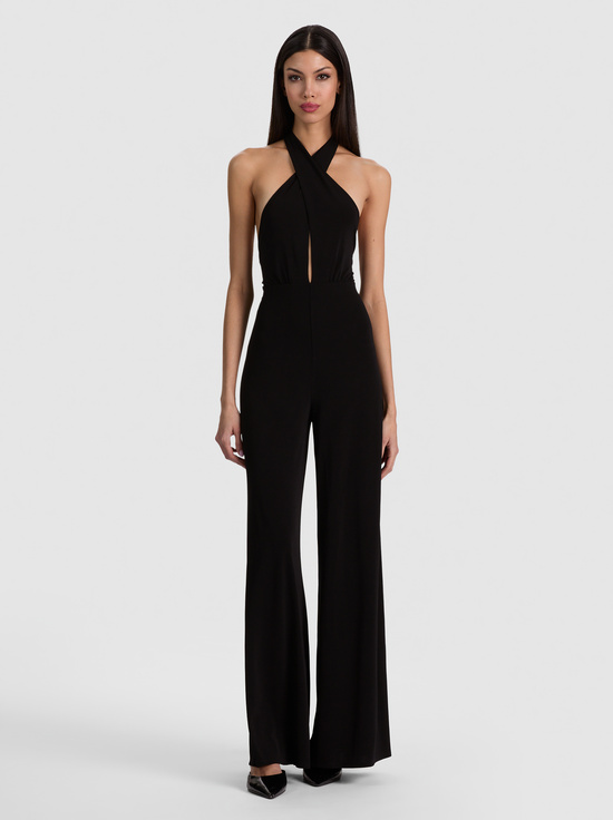 BLACK-EVELINA HALTER JUMPSUIT
