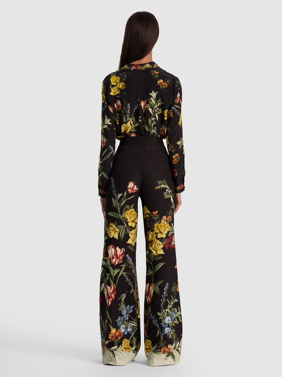 DESERT SPRIGS BLACK-DYLAN LINEN PANT