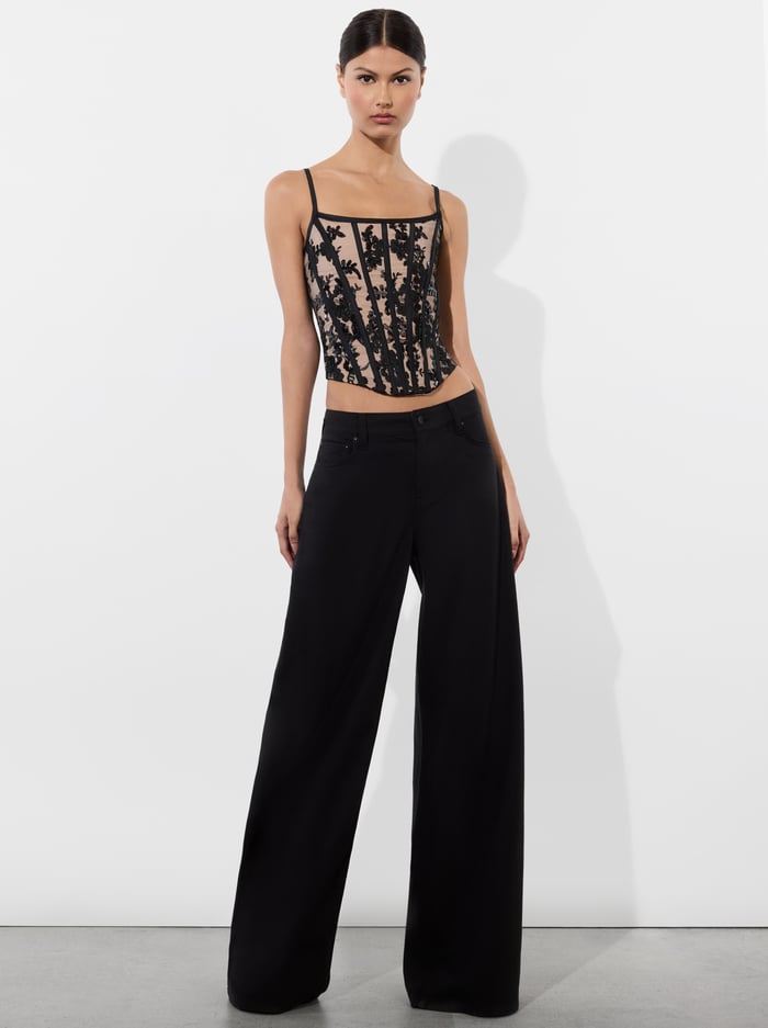 CRESSIDA CORSET - BLACK/ALMOND image 4 - Alice And Olivia