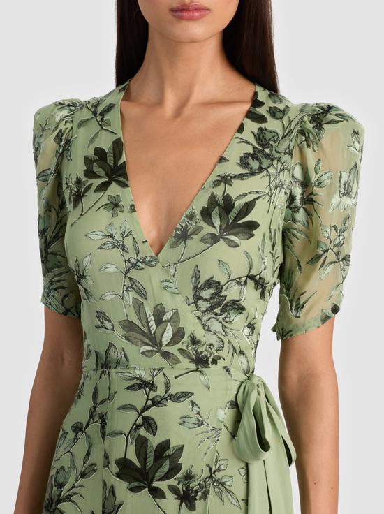 MYSTIC GARDEN SAGE-TIANA MAXI DRESS
