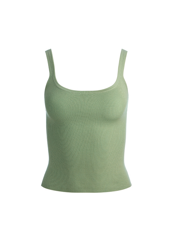 SAGE-SHANA RIBBED TANK