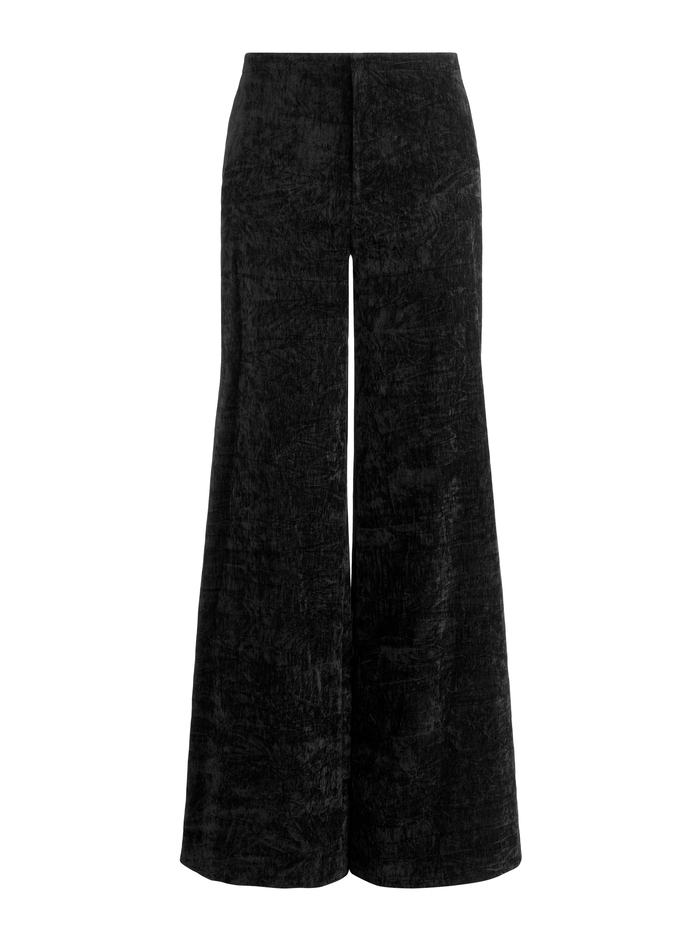 CONOR CLEAN WAIST TROUSER - BLACK image 5 - Alice And Olivia
