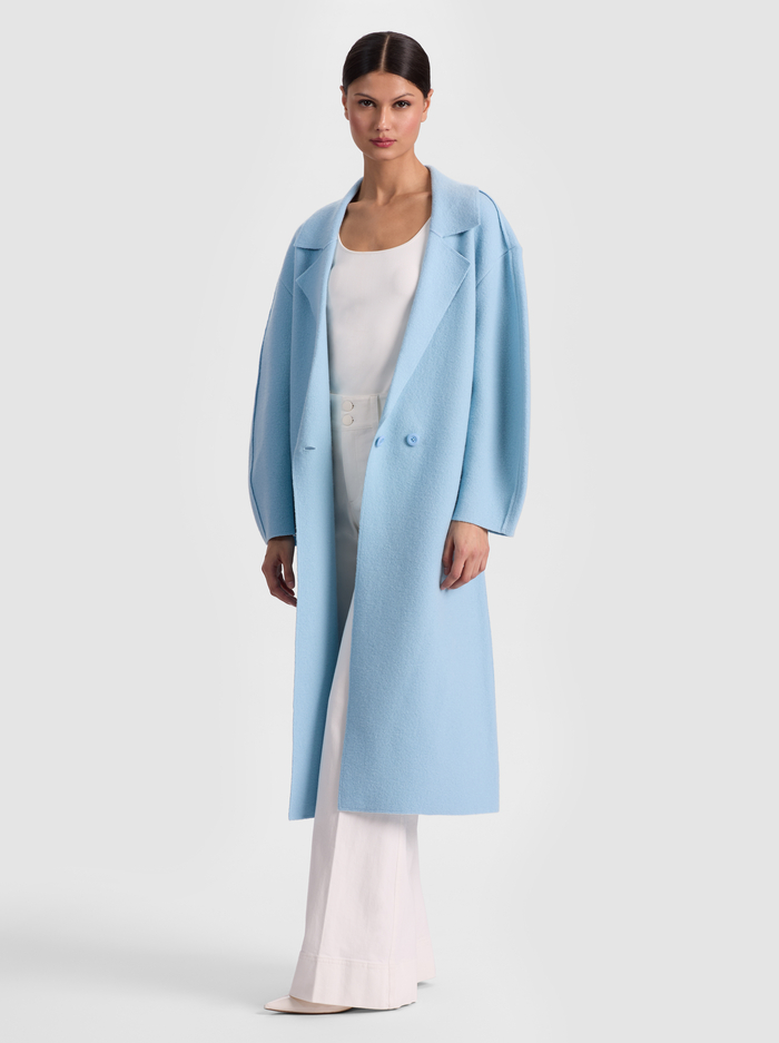 WAVERLY COCOON COAT - CAROLINA BLUE image 4 - ALICE + OLIVIA