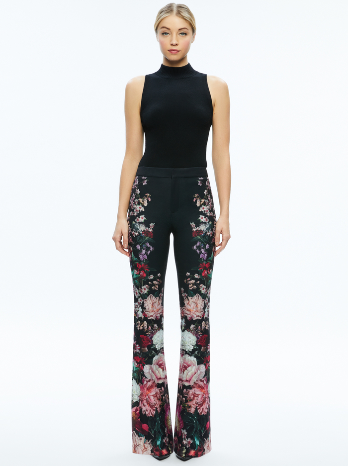 OLIVIA BOOTCUT PANT - AFTER MIDNIGHT image 4 - Alice And Olivia