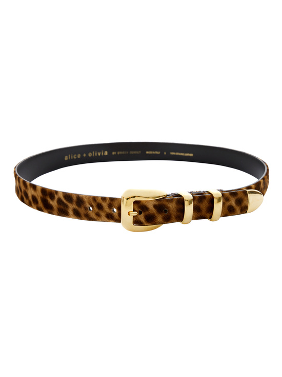 LEOPARD-HAYDEN BUCKLE BELT