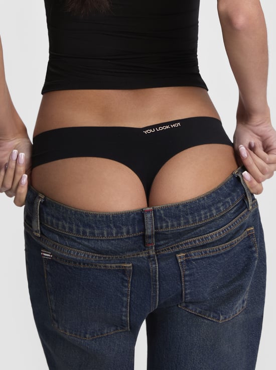 A+O Hot Black-A+O X COMMANDO CLASSIC THONG