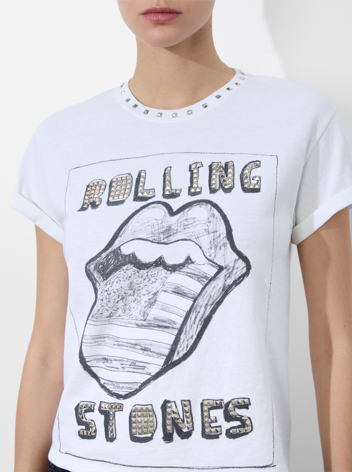 BERK TEE - VINTAGE WHITE image 3 - Alice And Olivia