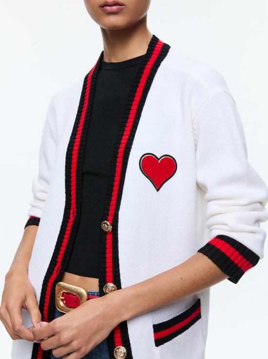 ECRU MULTI-BRADFORD CARDIGAN