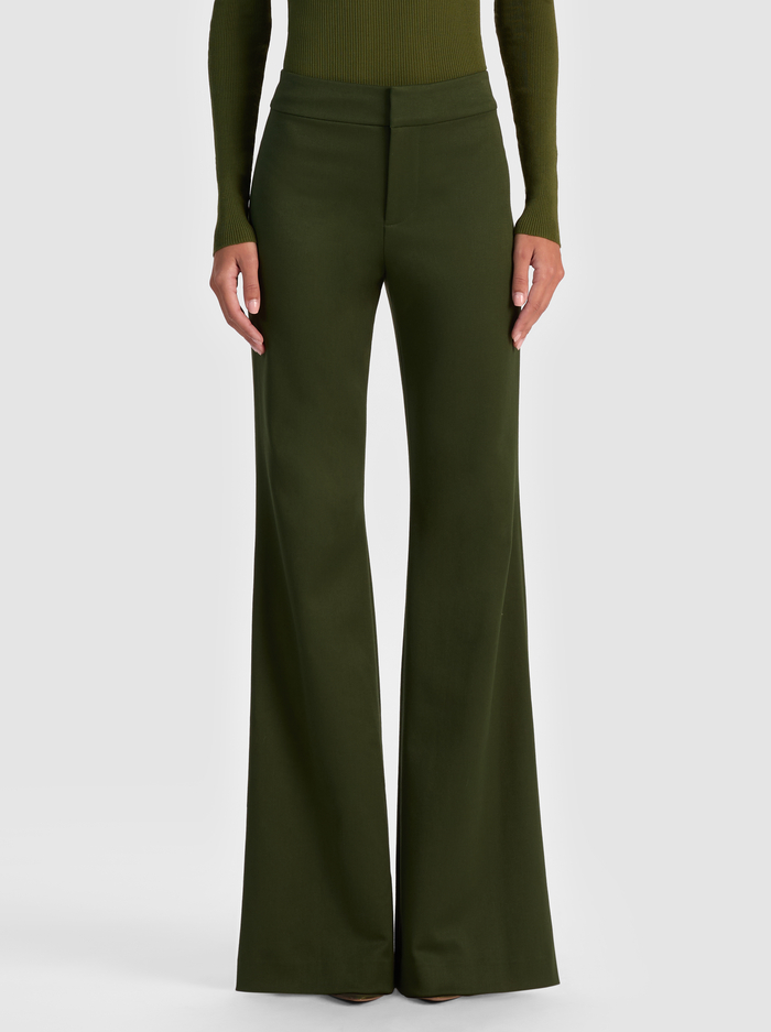 ANDREW PANT - DARK OLIVE - Alice And Olivia