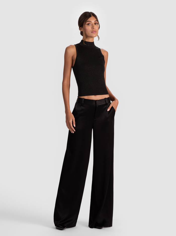 STU BAGGY PANT - BLACK image 1 - Alice And Olivia