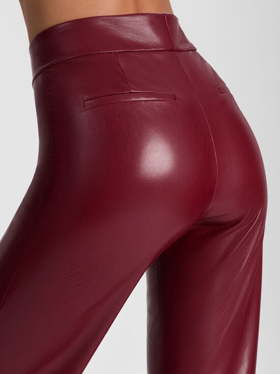 OXBLOOD-ANDREW VEGAN PANT