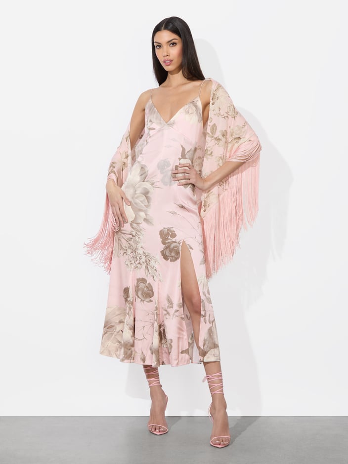 JULIETTA DRESS + MESHA SHAWL -