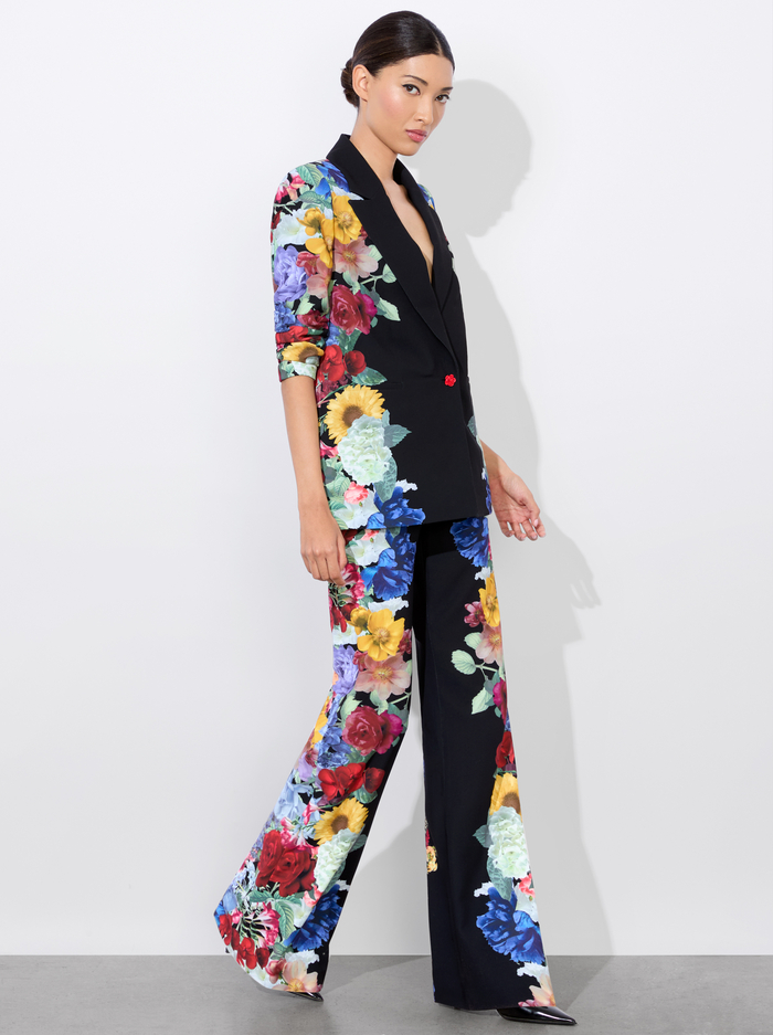 DENNY BOYFRIEND BLAZER - GARDEN BRUNCH BLACK image 5 - Alice And Olivia