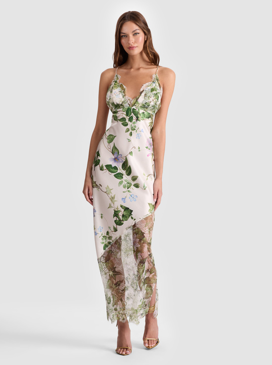 IVY ROMANCE-CLAUDIA OPEN BACK MAXI DRESS