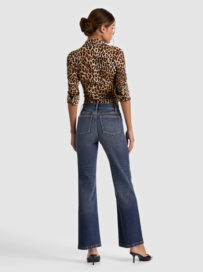 FIERCE JEAN - GEORGETTA VINTAGE BLUE image 2 - ALICE + OLIVIA