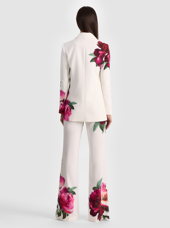 DENNY BOYFRIEND BLAZER - EMPRESS BLOOM OFF WHITE image 2 - ALICE + OLIVIA