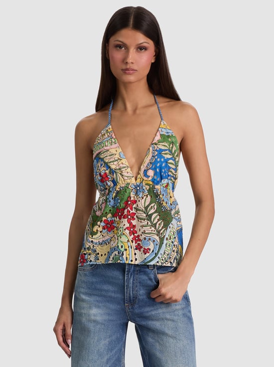 HEAT WAVE-KAROLINA HALTER TOP